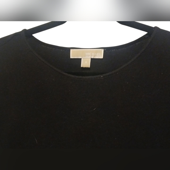 Michael Kors - Black Tunic Sweater W/ Long Sleeves Round Neck, Brand New, Size S - Picture 6 of 11